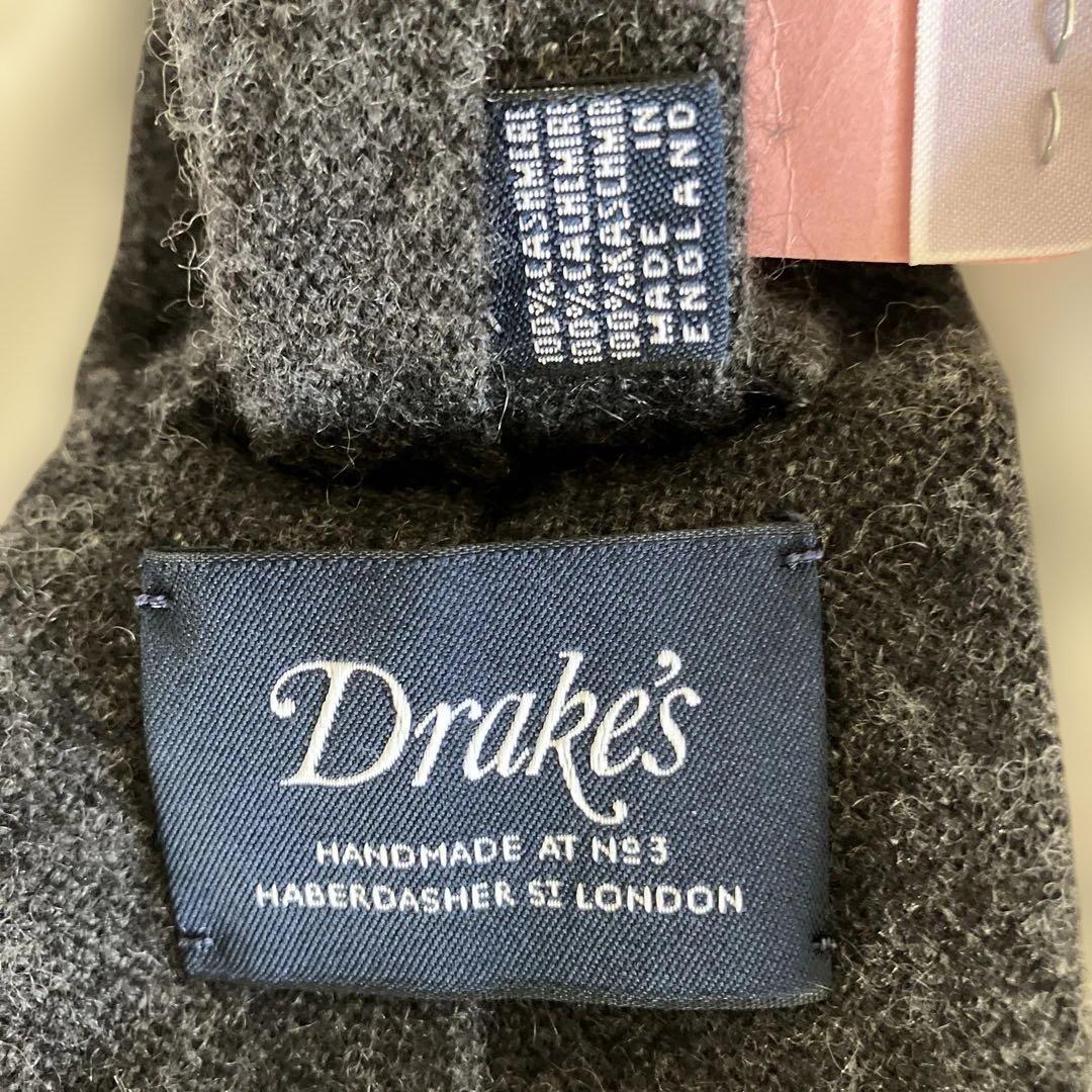 Drake’s ドレイクス　カシミヤ100%ネクタイ　イングランド製