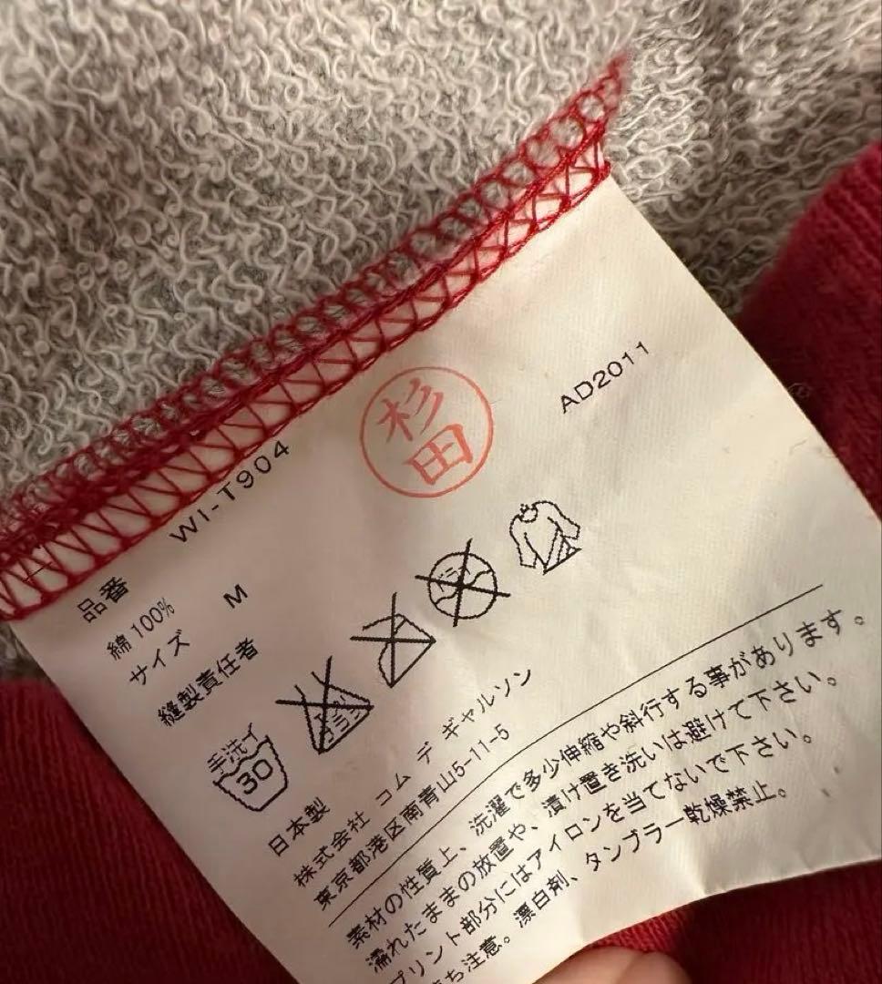 eYe JUNYA WATANABE MAN パーカー グレー/レッド