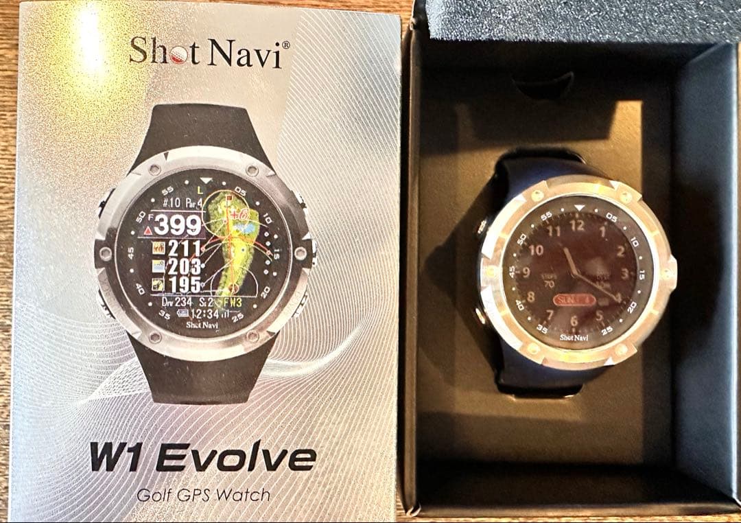 2/1までお値下げShot Navi W1 Evolve ゴルフGPS ウォッチ