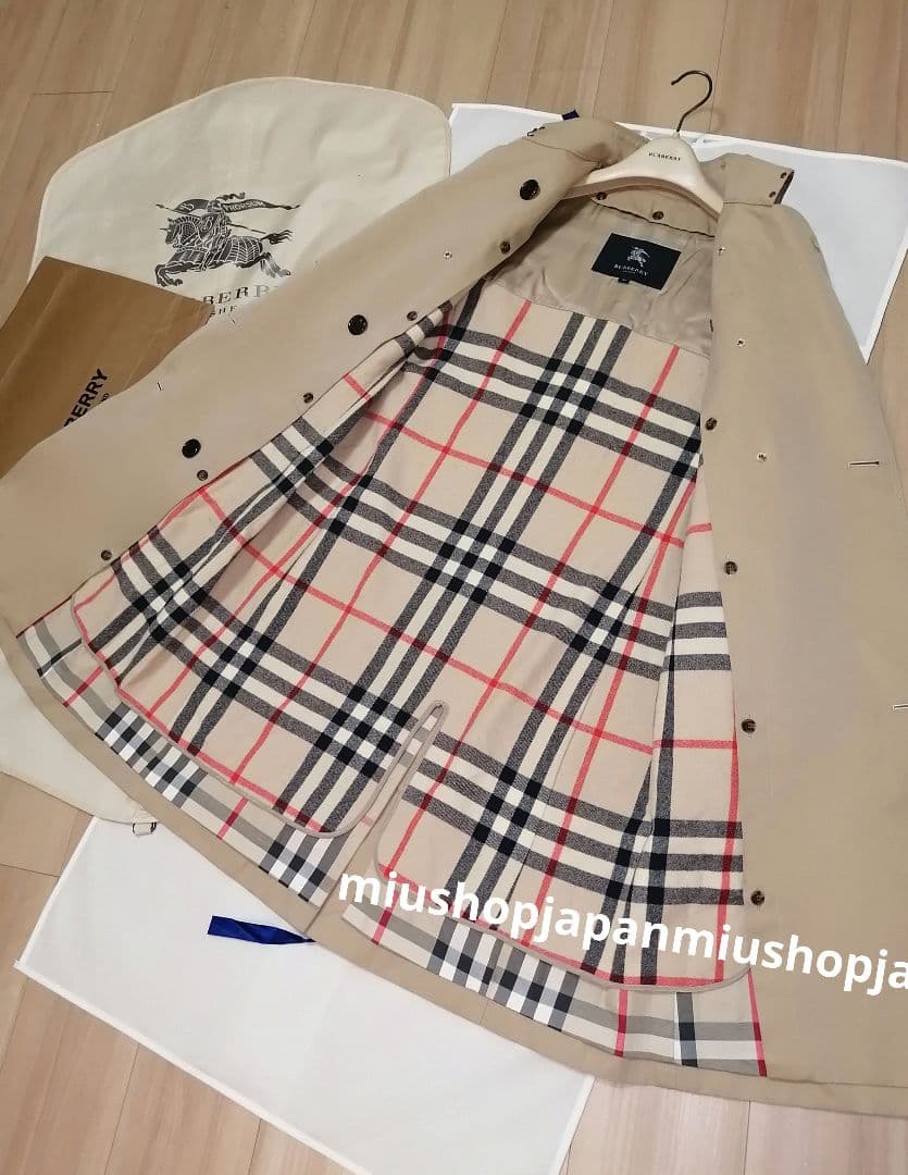 本物上質●36サイズ　バーバリー　BURBERRY　LONDON　トレンチコート