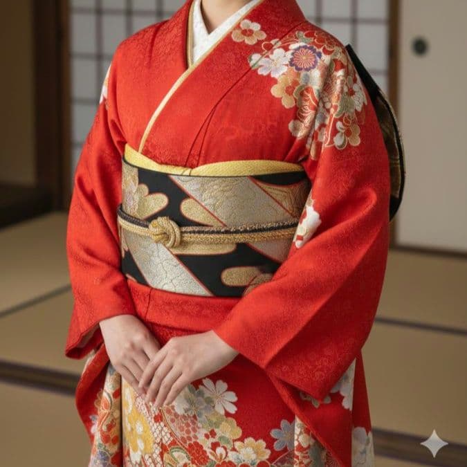 豪華 袋帯 正絹 六通柄 金銀糸 雲取り亀甲文様 振袖 訪問着 成成人式 結婚式