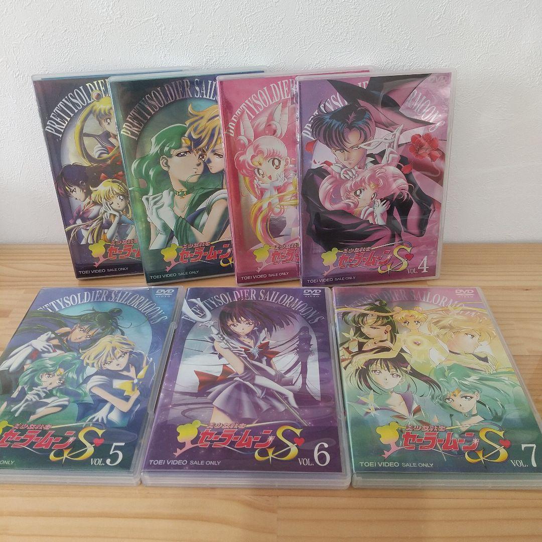 美少女戦士セーラームーン S DVD全7巻+ 3Dカードコンプリート