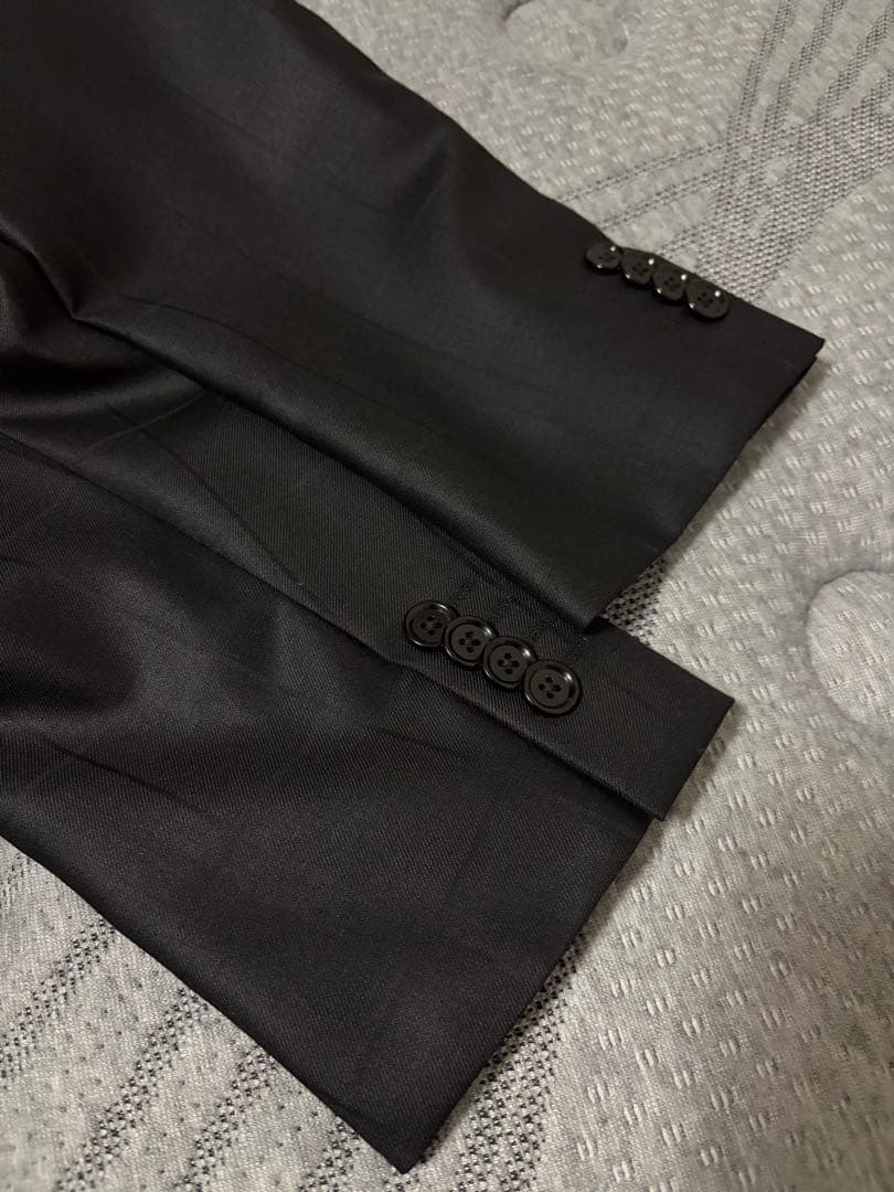 【新品】スリーピース　セットアップ　ブラックシャドウブロックチェック　AB5