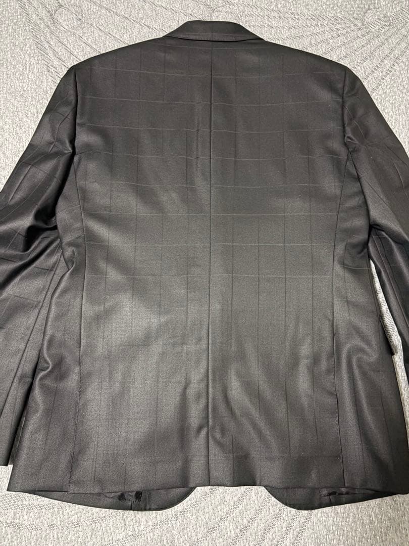 【新品】スリーピース　セットアップ　ブラックシャドウブロックチェック　AB5