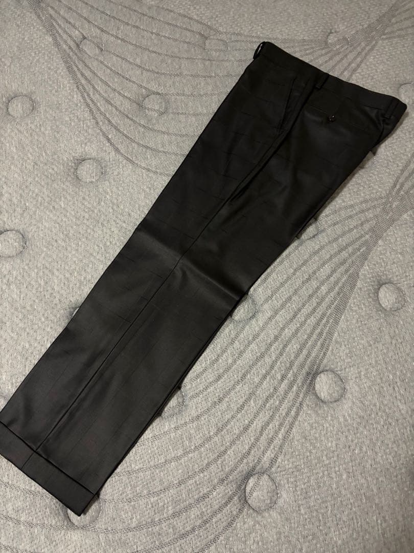 【新品】スリーピース　セットアップ　ブラックシャドウブロックチェック　AB5