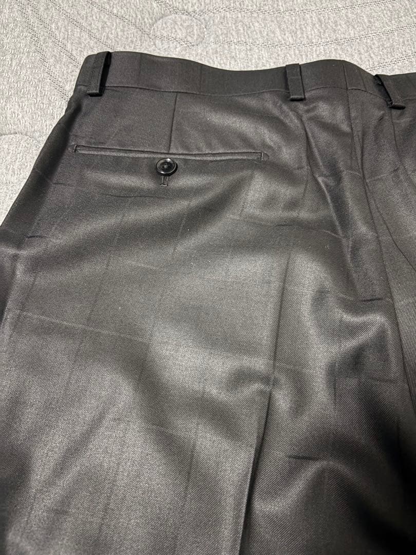 【新品】スリーピース　セットアップ　ブラックシャドウブロックチェック　AB5