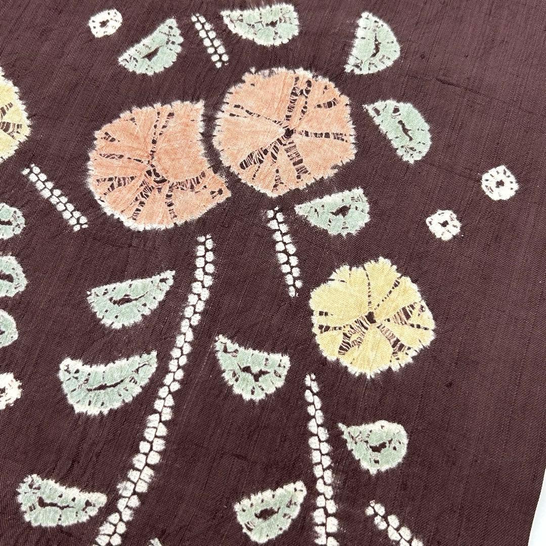 【着物と帯 時流】N2671s◇正絹 九寸名古屋帯◇紬 絞り 未使用品