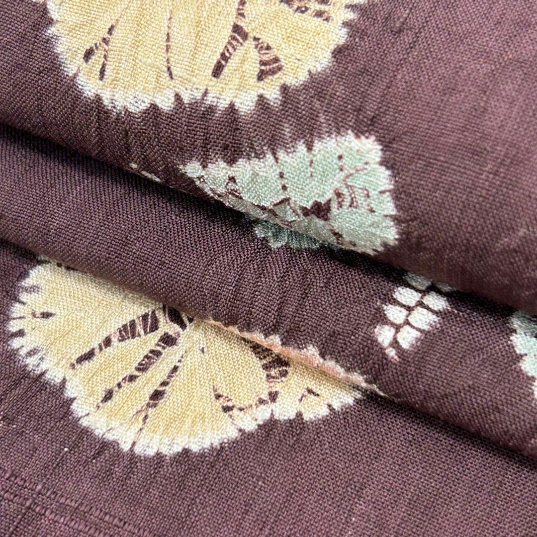 【着物と帯 時流】N2671s◇正絹 九寸名古屋帯◇紬 絞り 未使用品