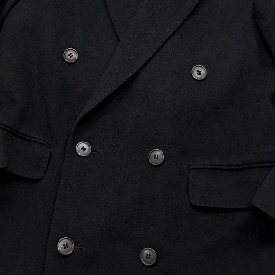 美品✨ダブルブレスト チェスターコート カシミヤ100% ロング丈