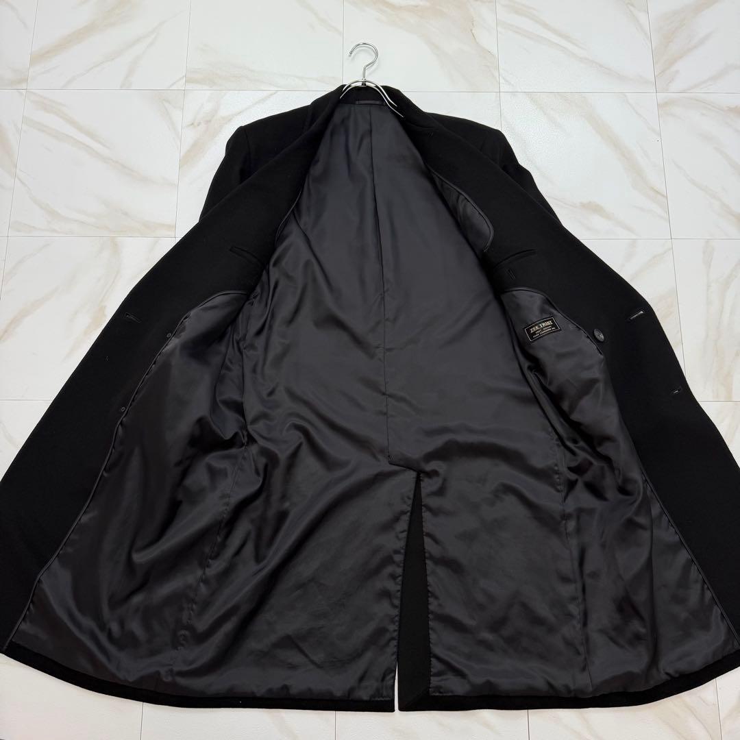 美品✨ダブルブレスト チェスターコート カシミヤ100% ロング丈