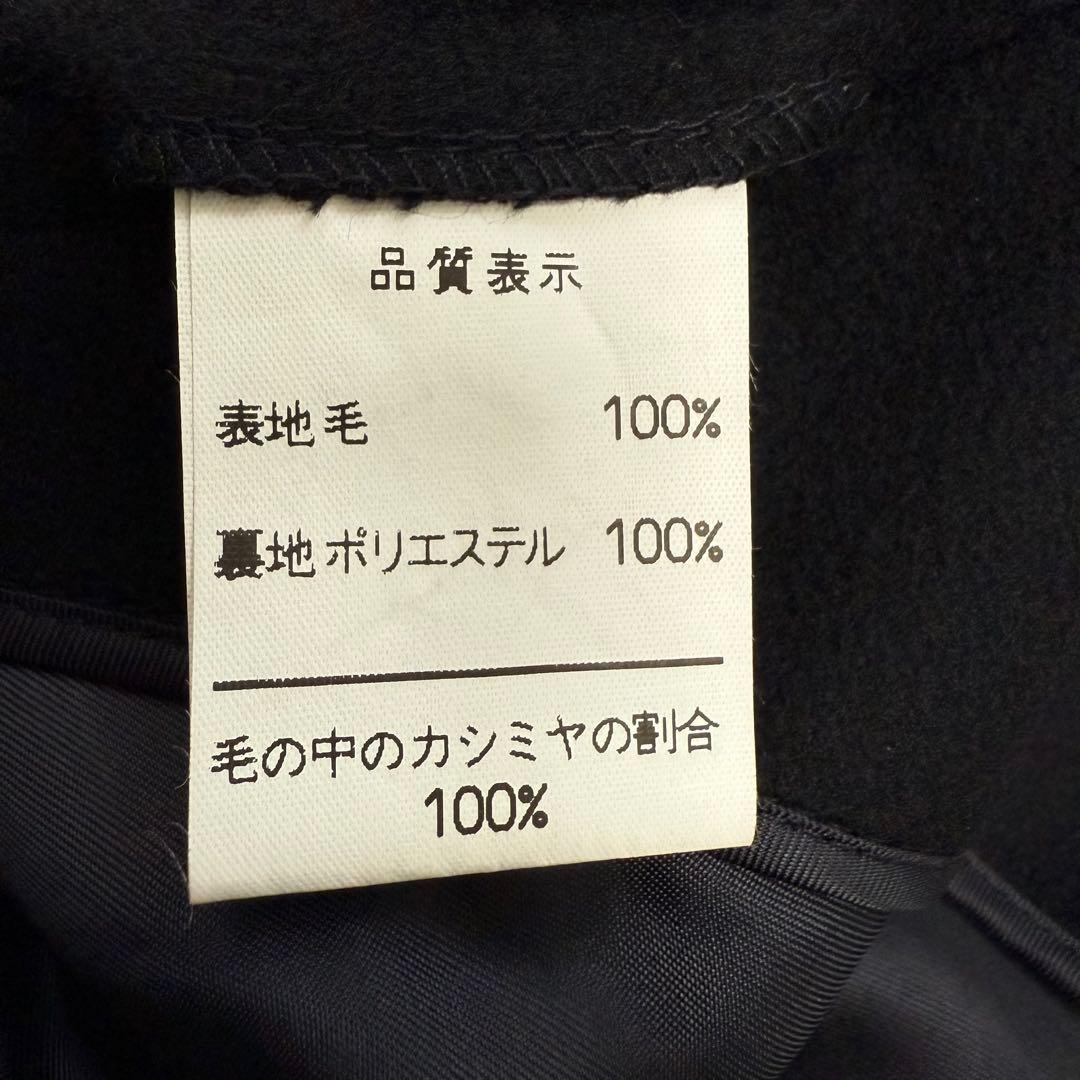 美品✨ダブルブレスト チェスターコート カシミヤ100% ロング丈