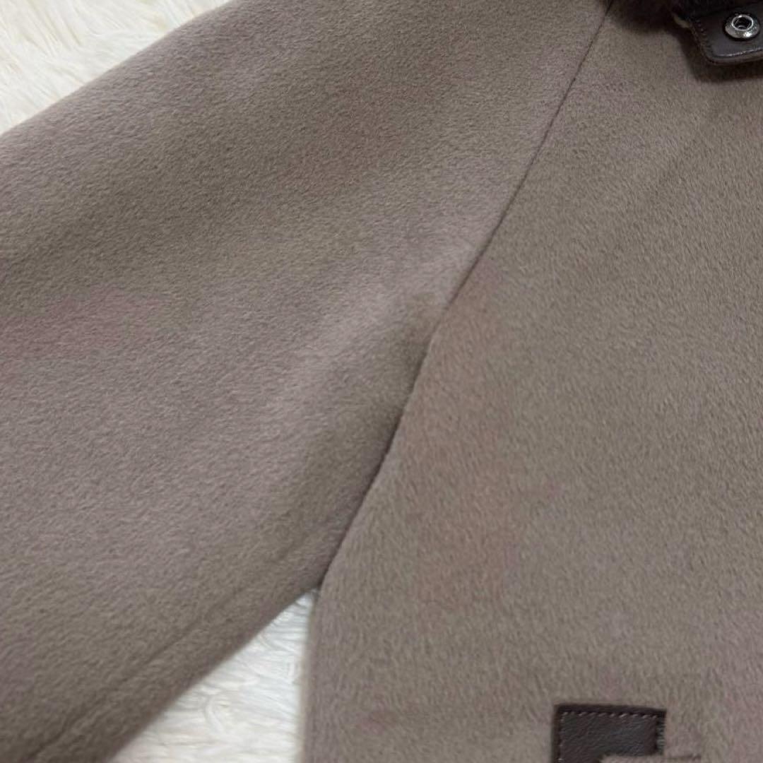 K.T KIYOKO TAKASE アンゴラウール Ａラインショートコート 9号