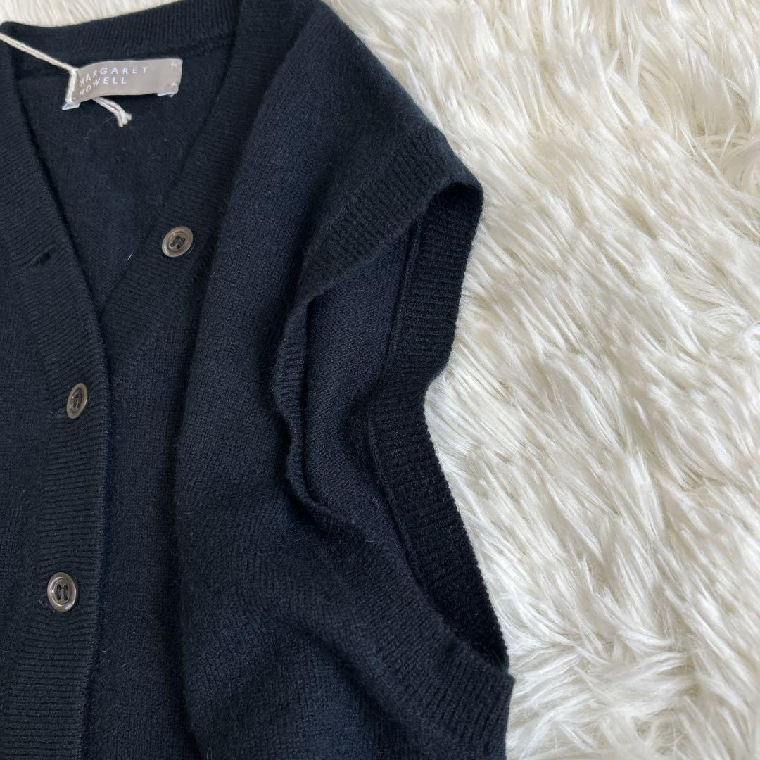 ✨タグ付き未使用✨マーガレットハウエル カシミヤ100% ニットベスト 2way