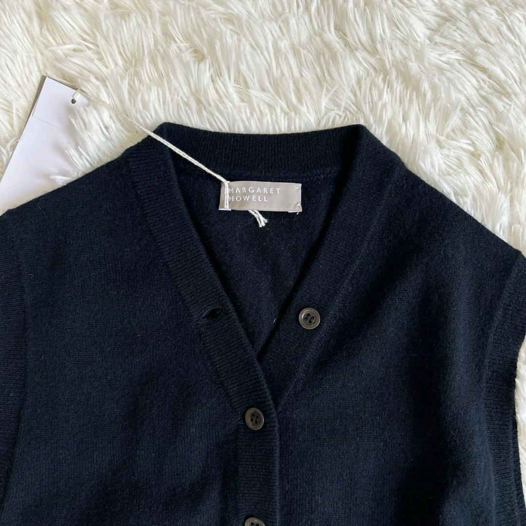 ✨タグ付き未使用✨マーガレットハウエル カシミヤ100% ニットベスト 2way