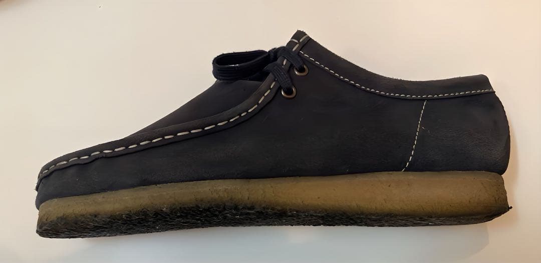 美品 箱付 Clarks ORIGINALS ワラビーブーツ
