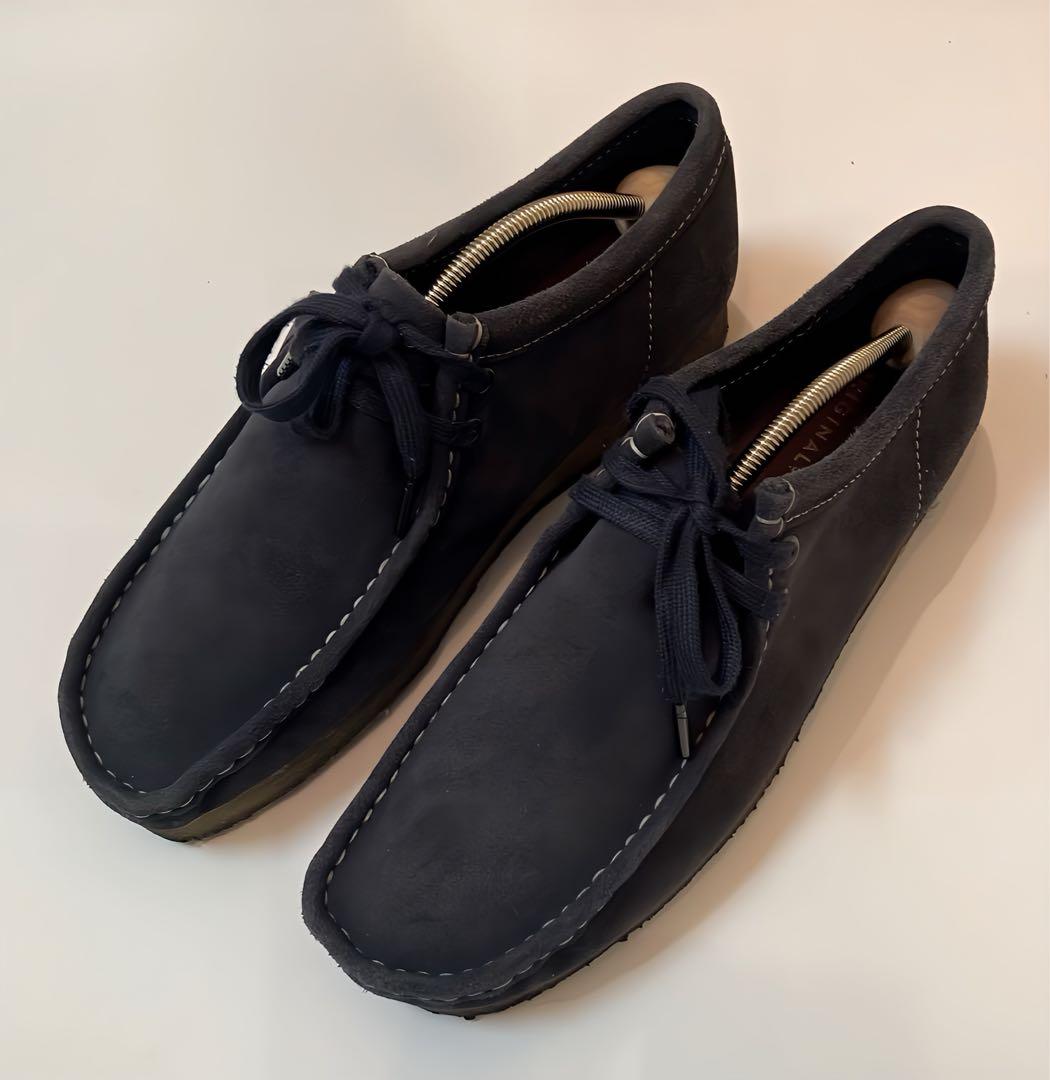 美品 箱付 Clarks ORIGINALS ワラビーブーツ