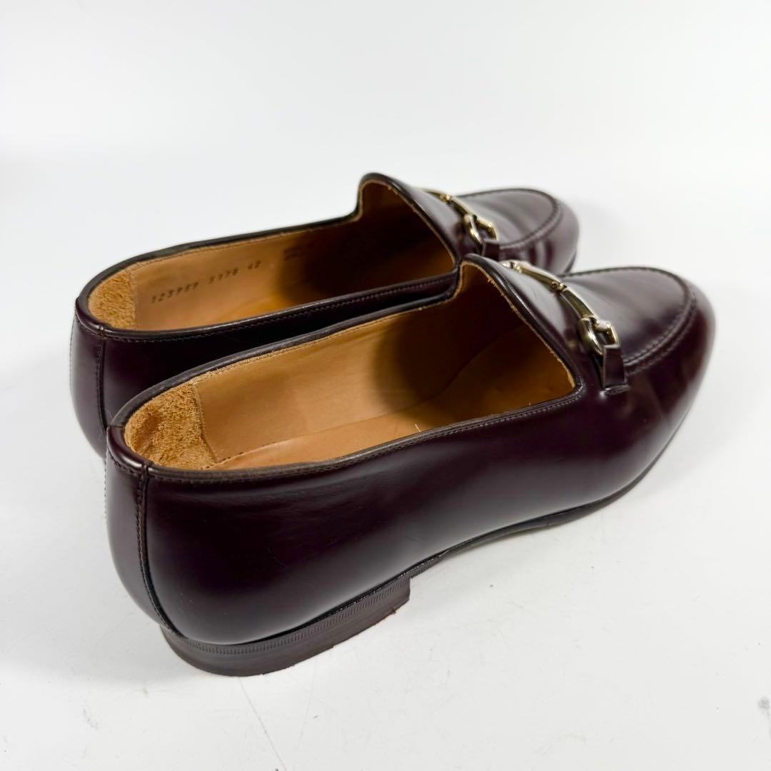 【未使用級】Berwick 　バーウィック　ビットローファー(42)革靴　茶