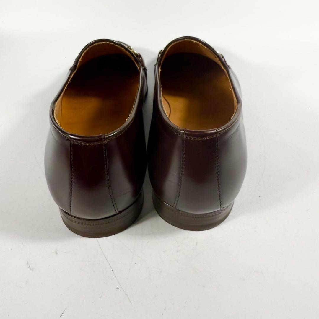 【未使用級】Berwick 　バーウィック　ビットローファー(42)革靴　茶