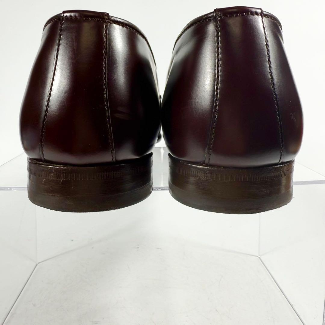 【未使用級】Berwick 　バーウィック　ビットローファー(42)革靴　茶