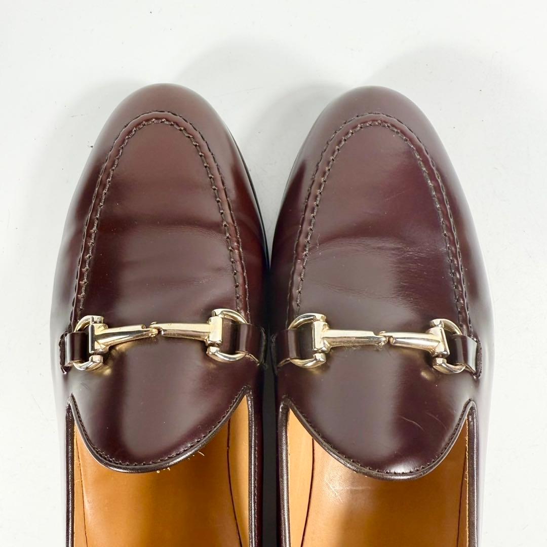 【未使用級】Berwick 　バーウィック　ビットローファー(42)革靴　茶