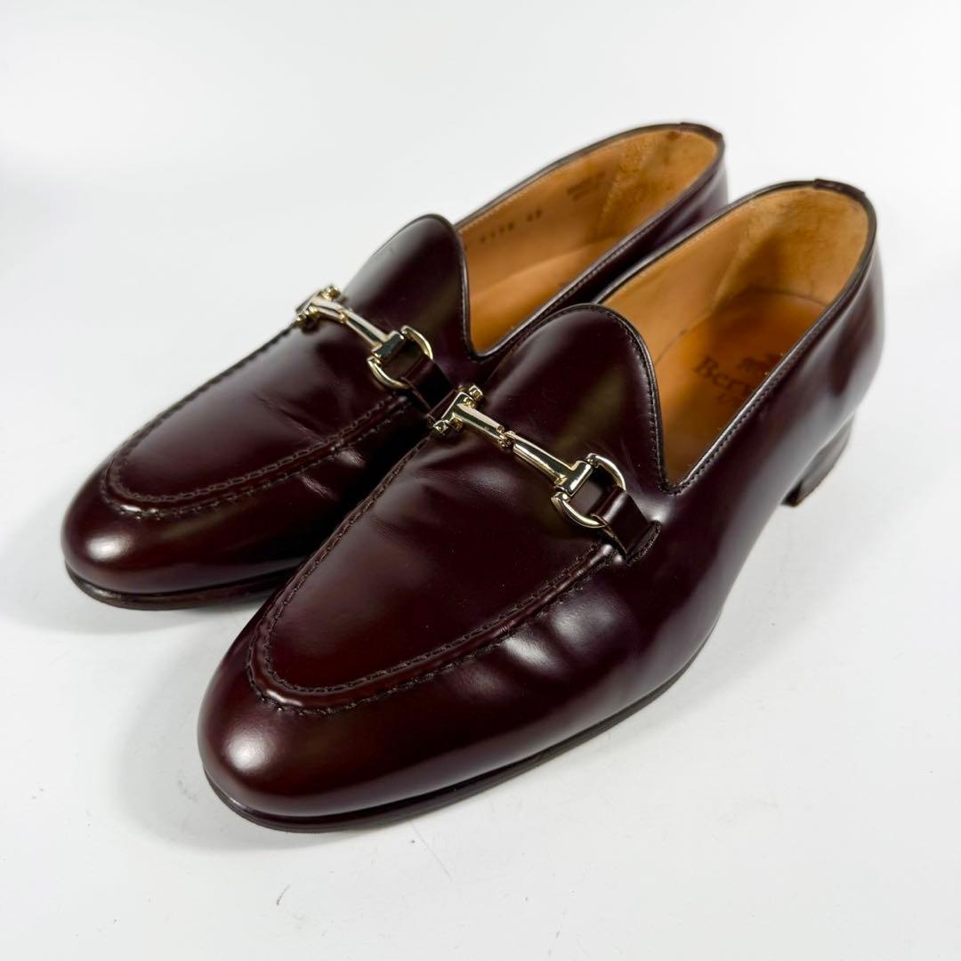 【未使用級】Berwick 　バーウィック　ビットローファー(42)革靴　茶