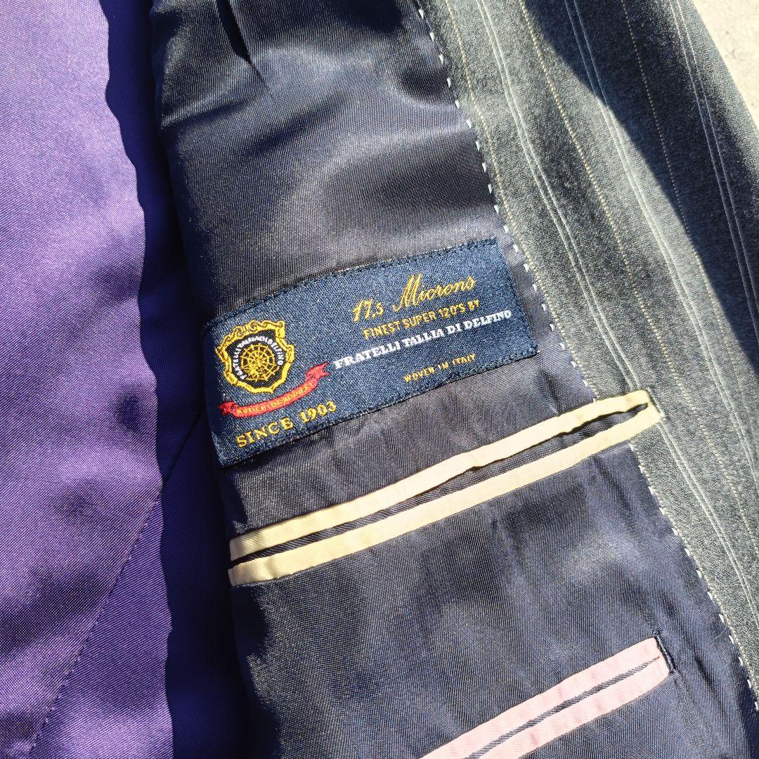 ポールスミス スーツ セットアップ 3ピース グレー ストライプ 美品 お洒落