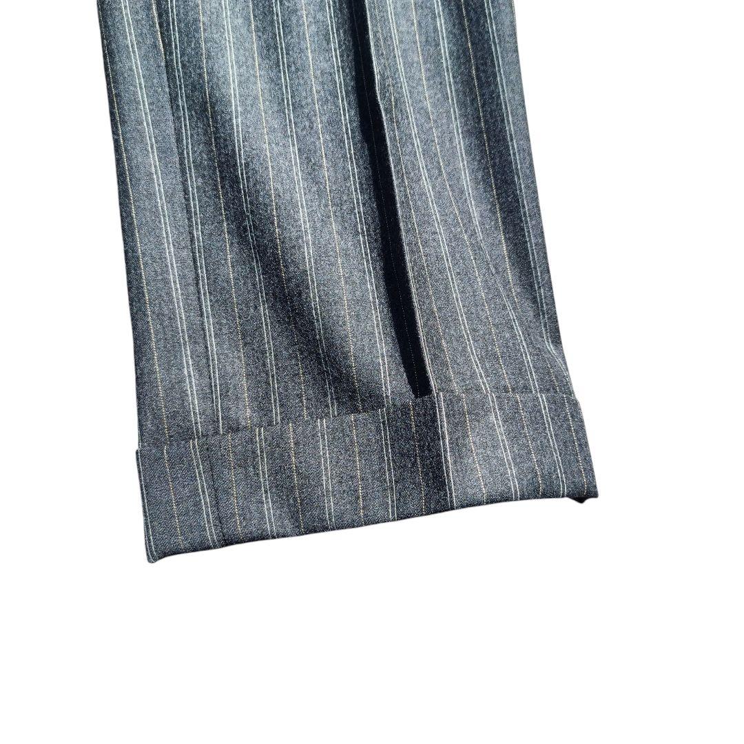 ポールスミス スーツ セットアップ 3ピース グレー ストライプ 美品 お洒落