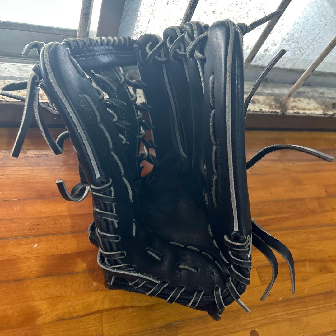 Mizuno グローバルエリート　外野手用 硬式野球グローブ 黒