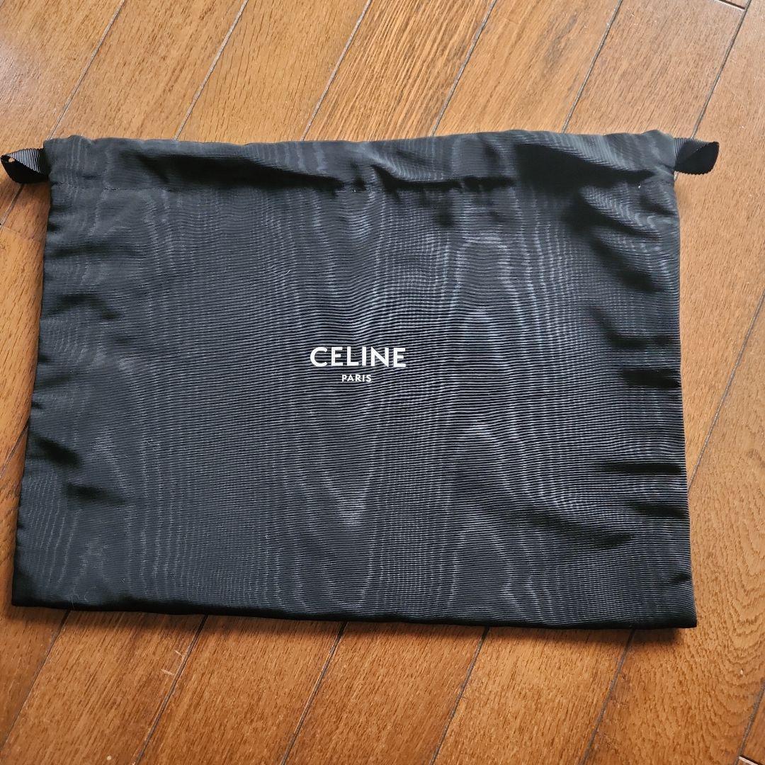 CELINE ブラック ベルベットフレアパンツサイズ26　ショッパー付き