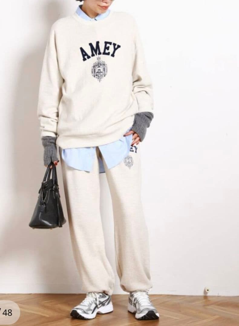 【AMERICANA】別注AMEY emblem C/N PULLOVER