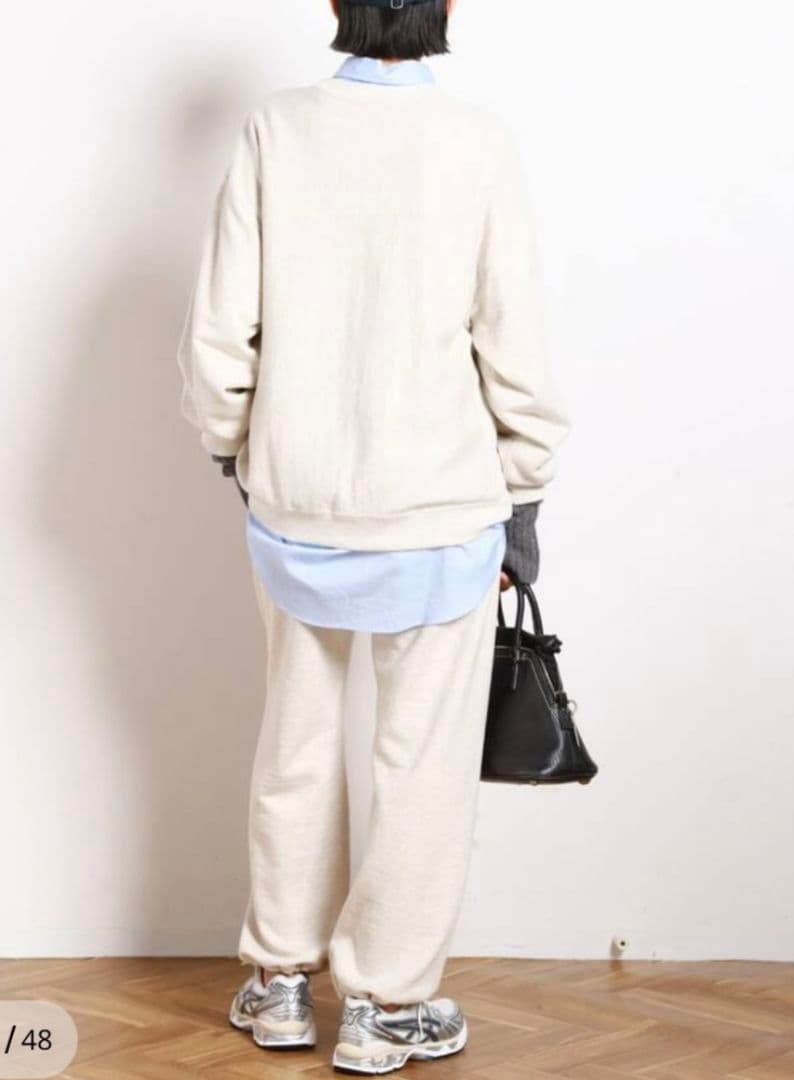 【AMERICANA】別注AMEY emblem C/N PULLOVER