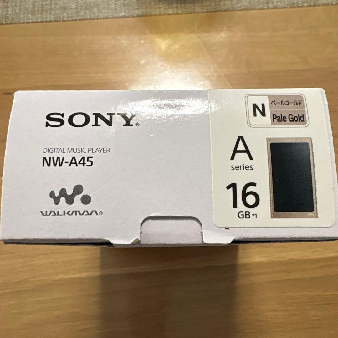 SONY NW-A45 デジタル音楽プレーヤー 16GB ペールゴールド