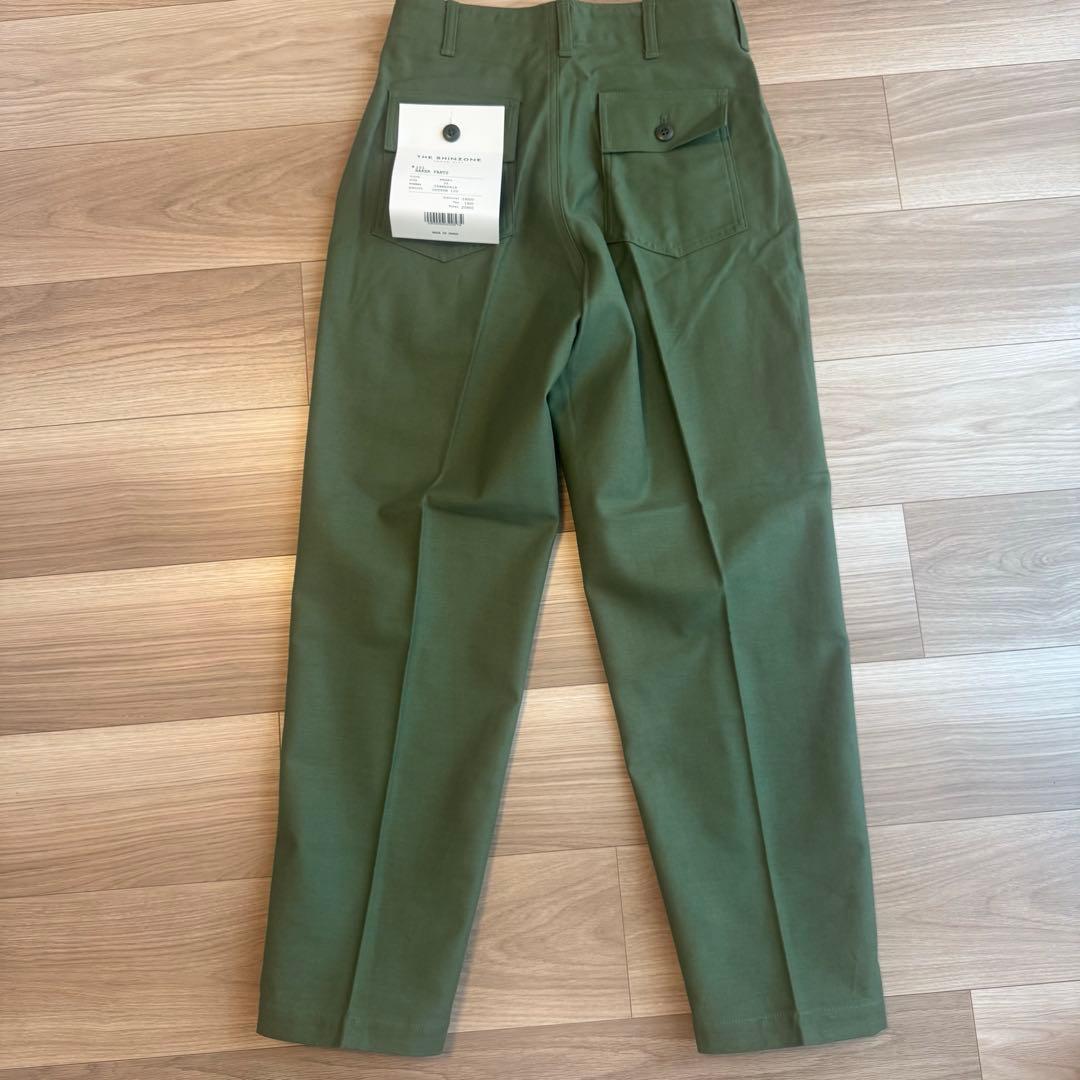 【新品】THE SHINZONEシンゾーン ベイカーパンツkhaki 36