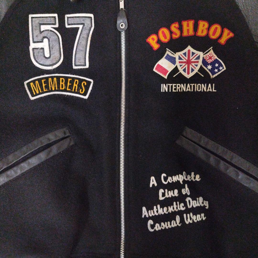 再値下げ！【美品】希少 POSHBOY スタジャン 袖本革