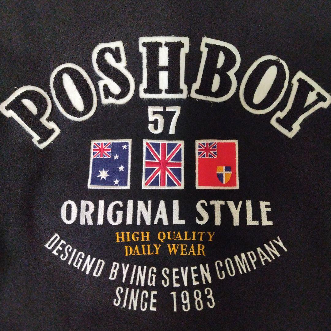 再値下げ！【美品】希少 POSHBOY スタジャン 袖本革