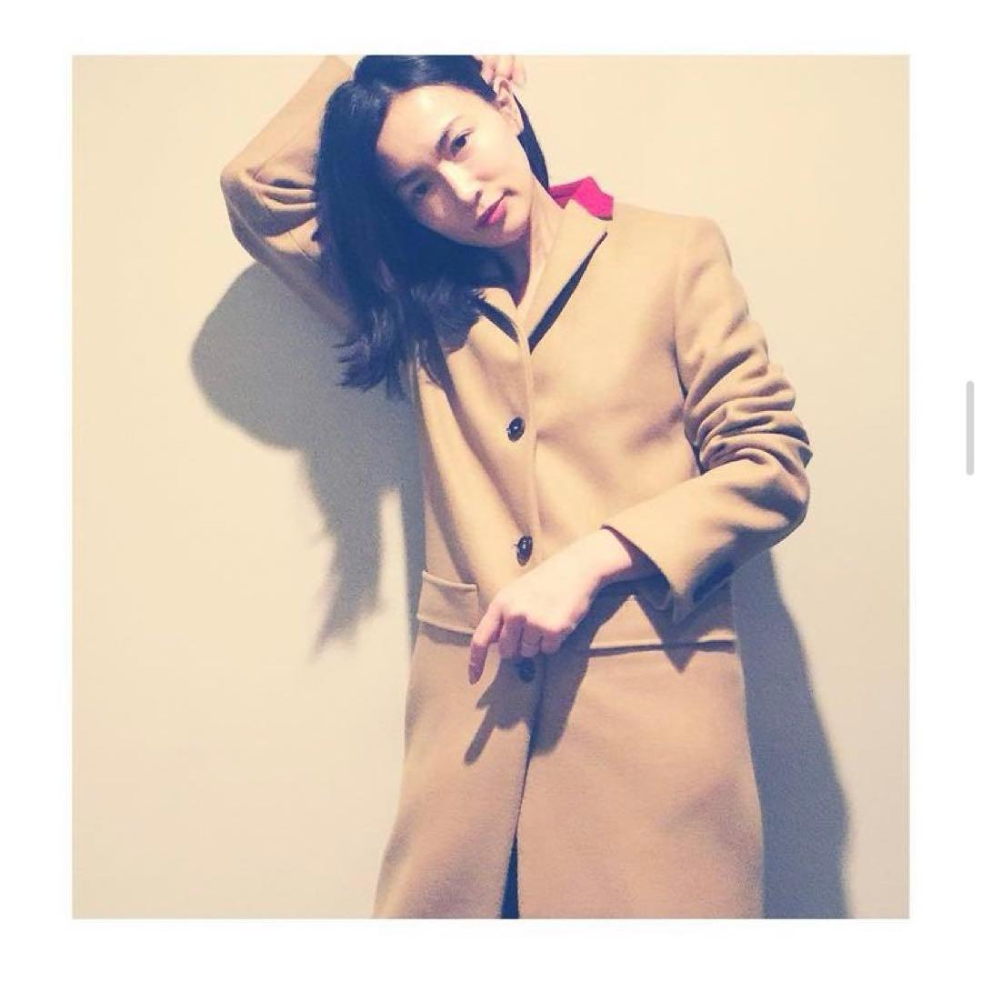 ジバンシー　ベージュ チェスターコート 34