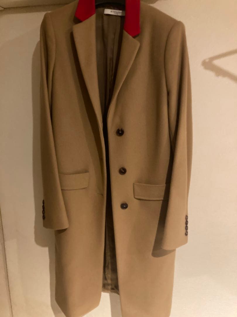 ジバンシー　ベージュ チェスターコート 34