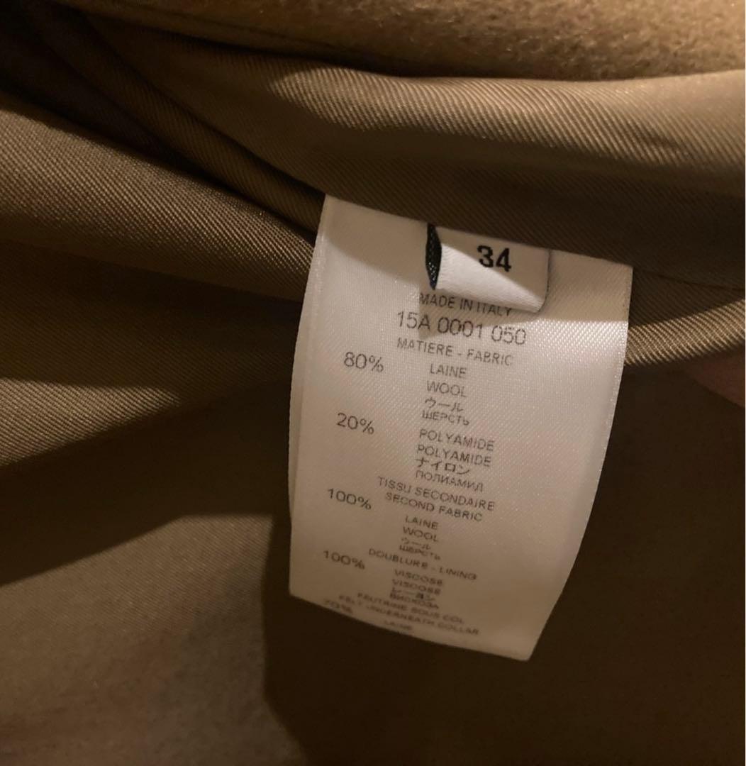 ジバンシー　ベージュ チェスターコート 34