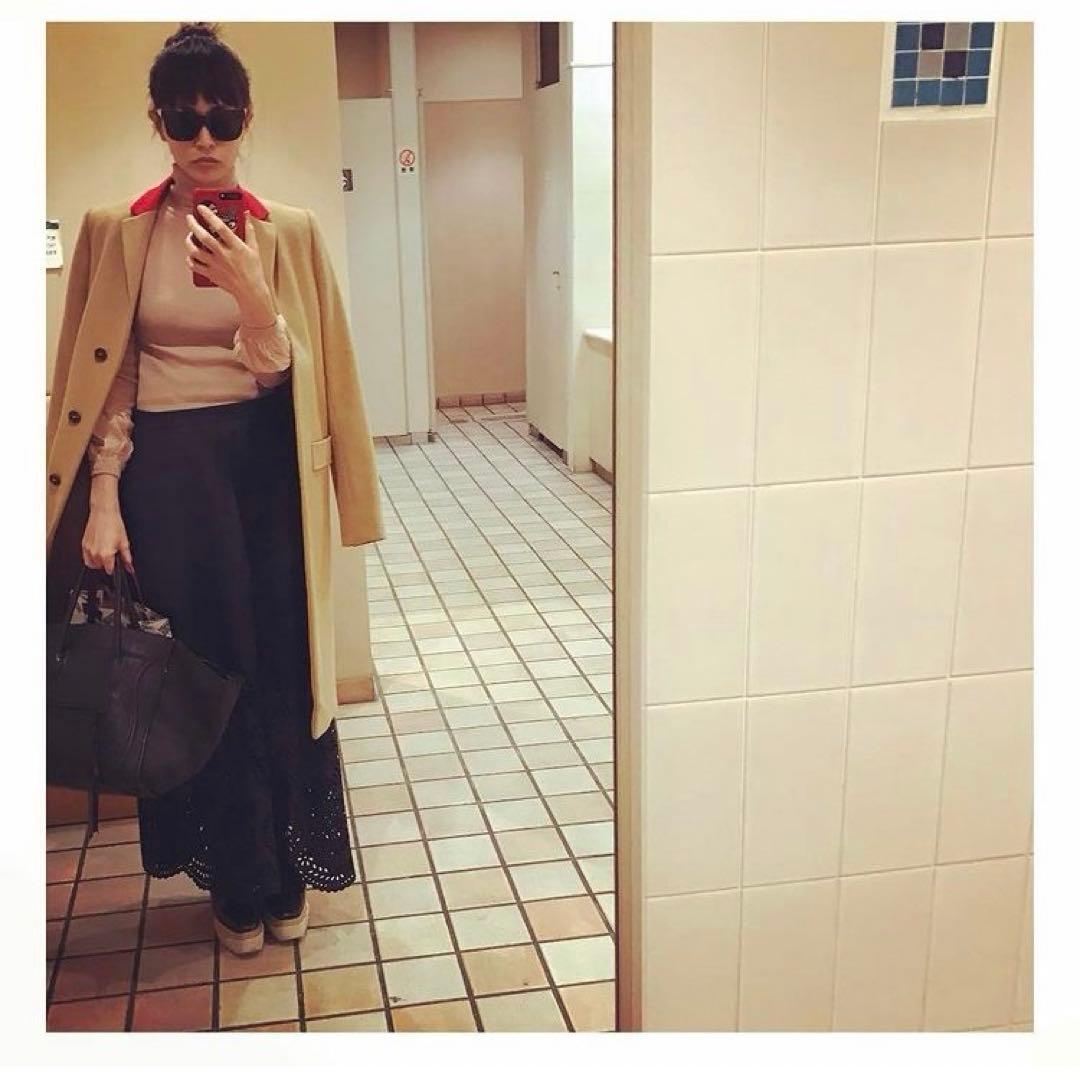 ジバンシー　ベージュ チェスターコート 34