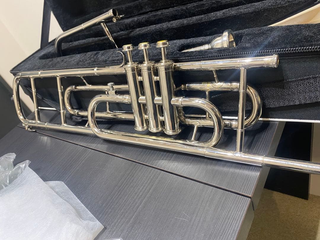 A*a様 Nasir Ali バルブトロンボーン B♭ニッケルメッキ仕上げ