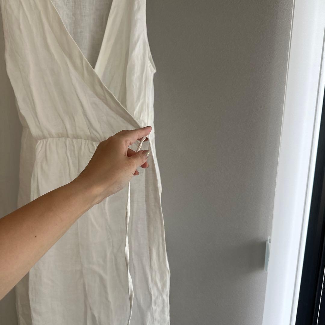 カシュクールエプロン/sanspoint サンポワン