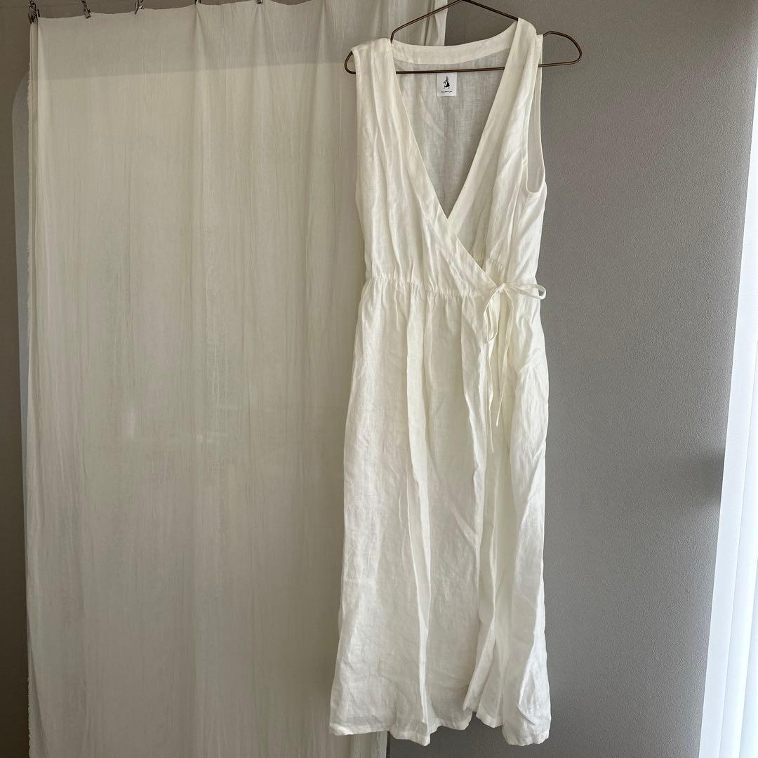 カシュクールエプロン/sanspoint サンポワン