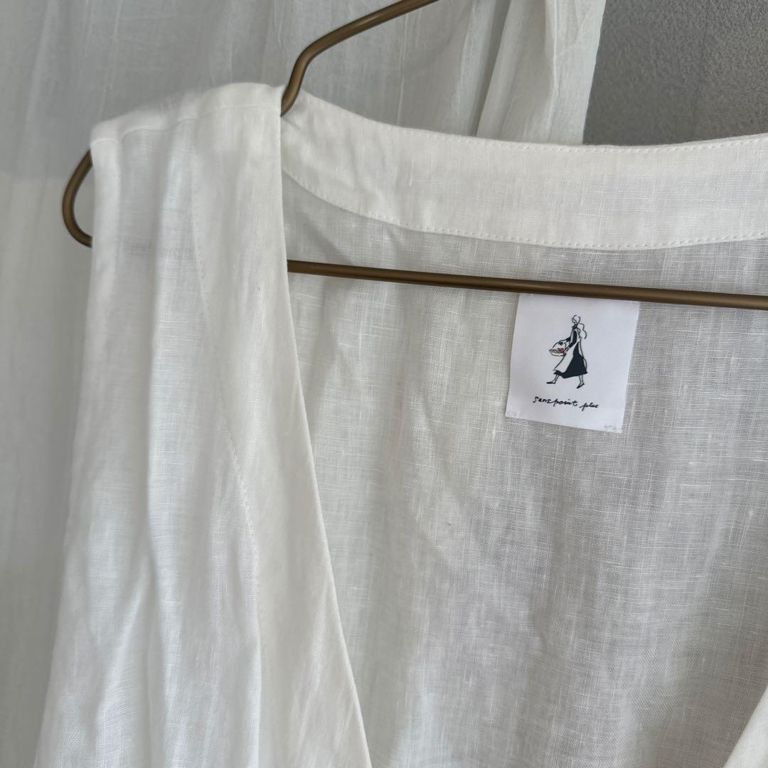 カシュクールエプロン/sanspoint サンポワン