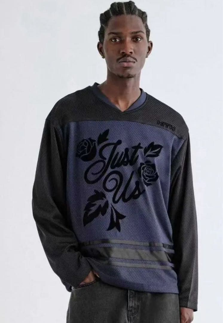 KITH 25FWメッシュ 七分袖カットソー S