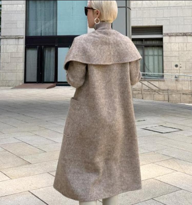 ★新品タグ付き★2025年新作 JENNE ジェンヌ リバーウールシルクコート