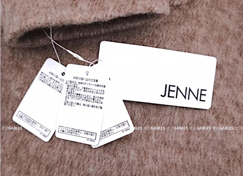 ★新品タグ付き★2025年新作 JENNE ジェンヌ リバーウールシルクコート