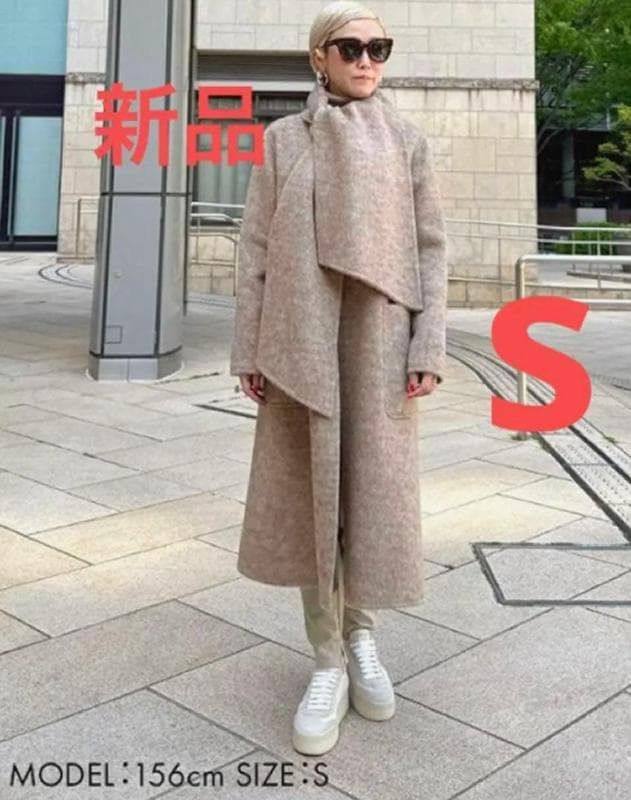 ★新品タグ付き★2025年新作 JENNE ジェンヌ リバーウールシルクコート