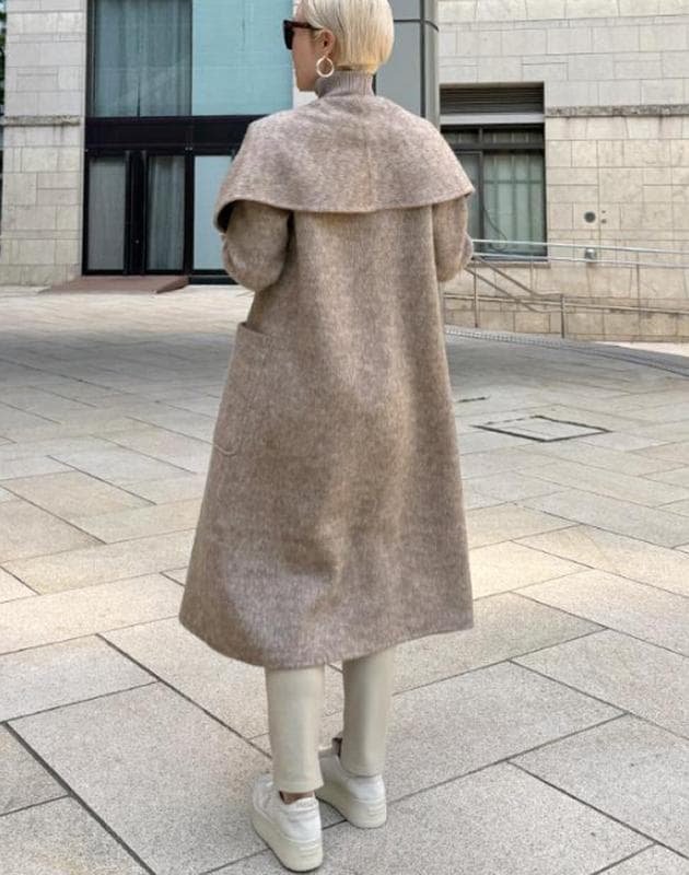 ★新品タグ付き★2025年新作 JENNE ジェンヌ リバーウールシルクコート