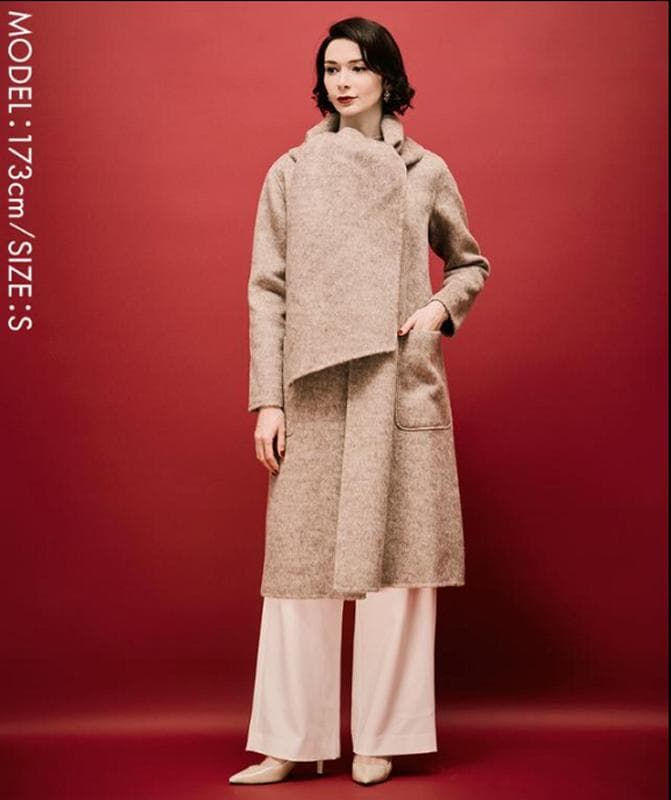 ★新品タグ付き★2025年新作 JENNE ジェンヌ リバーウールシルクコート