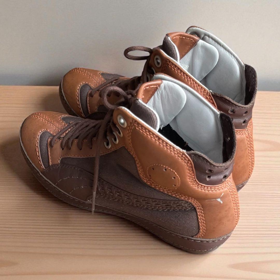 PUMA 2005 テイヤス レトロ ハイカットスニーカー 本革 24.5 希少